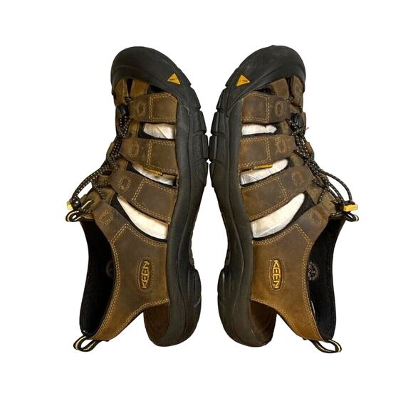 KEEN Newport Leather Sandal Men Sz US 14 Waterproof Hiking Bison Brown 1001870 main image 8